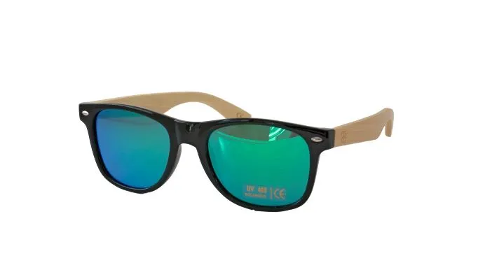 Bamboo Blonde Stylish Sunglasses for Enhanced UV Protection