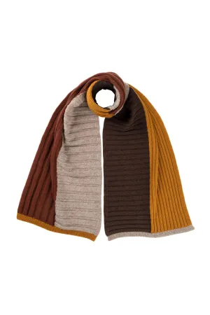 Colour Block Cashmere Scarf
