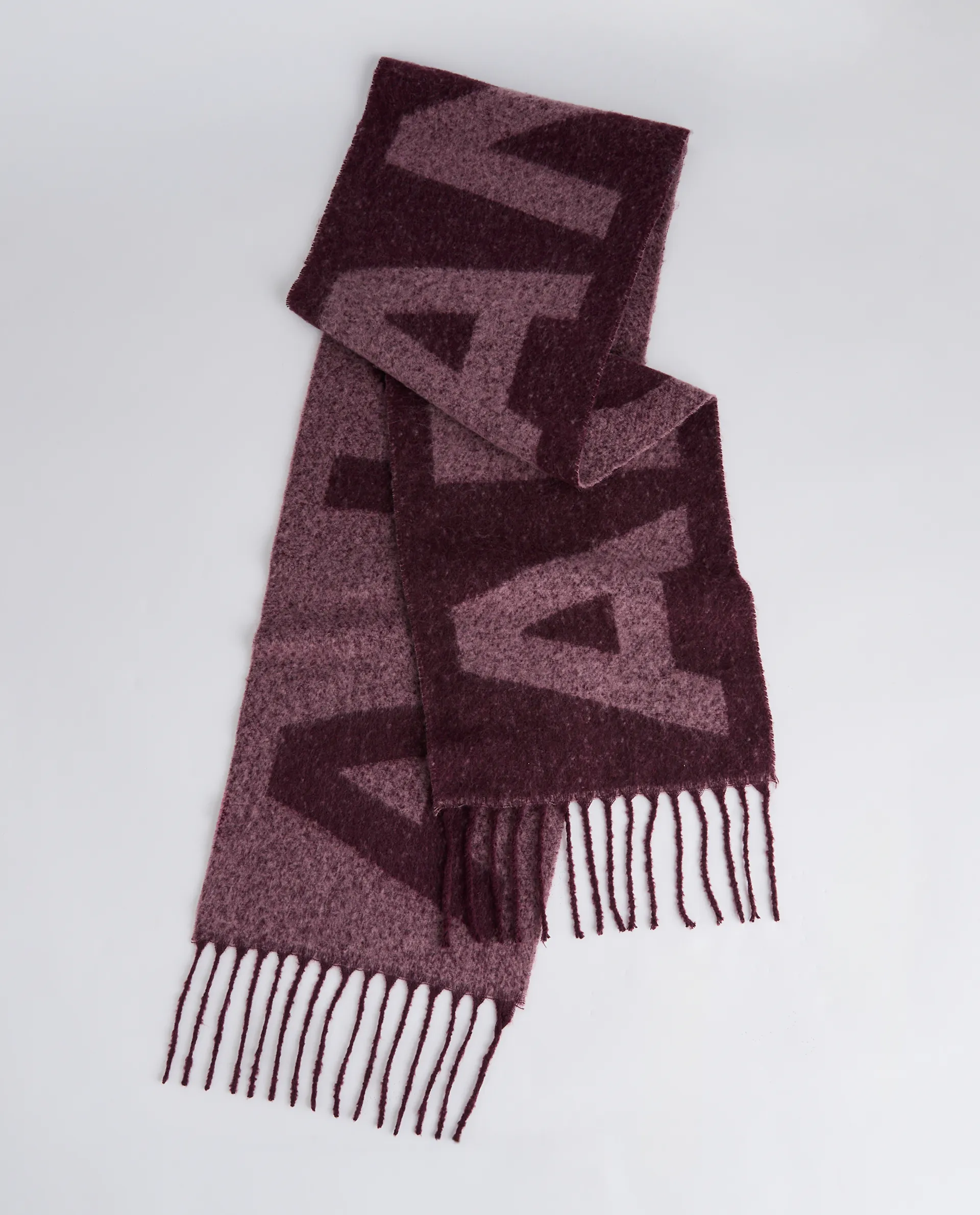 Dark Cherry Knit Scarf - Optimized!