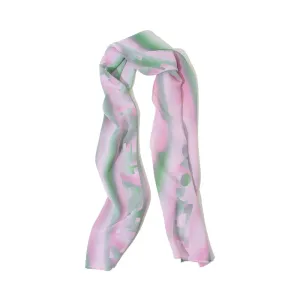 "Day Dream" Silk Long Scarf - Pink